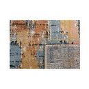 Modern Fancy Design Denim Taupe Rug