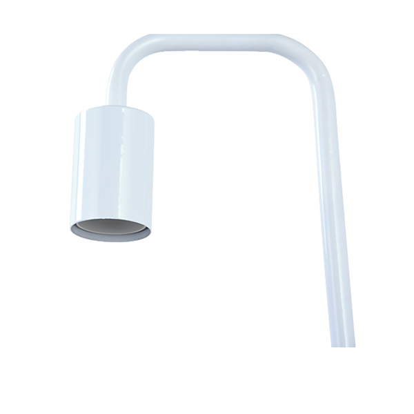 Modern Table Lamp Desk Light Timber Base Bedside Bedroom White