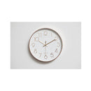 Modern Wall Clock Silent Non Ticking Quartz Battery Operated Rose Gold