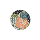 Allure Round Shape Green Rug