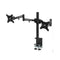 Monitor Arm Mount Dual Black