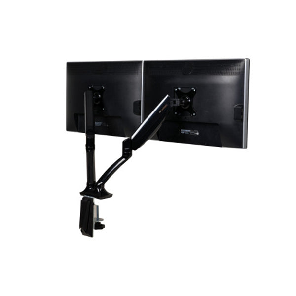 Monitor Arm Mount Dual Gas Black