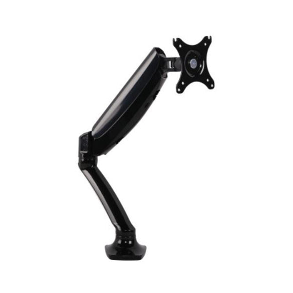 Monitor Arm Mount Single Gas Black