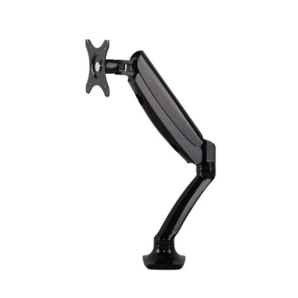 Monitor Arm Mount Single Gas Black