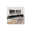 Monitor Stand Black 100 X 24 X 13 Cm Engineered Wood