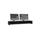 Monitor Stand Black 100 X 24 X 13 Cm Engineered Wood