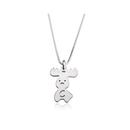 Moose Initial Necklace