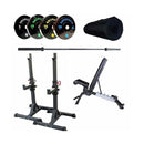 Morgan Adjustable Olympic Weight Bench Set