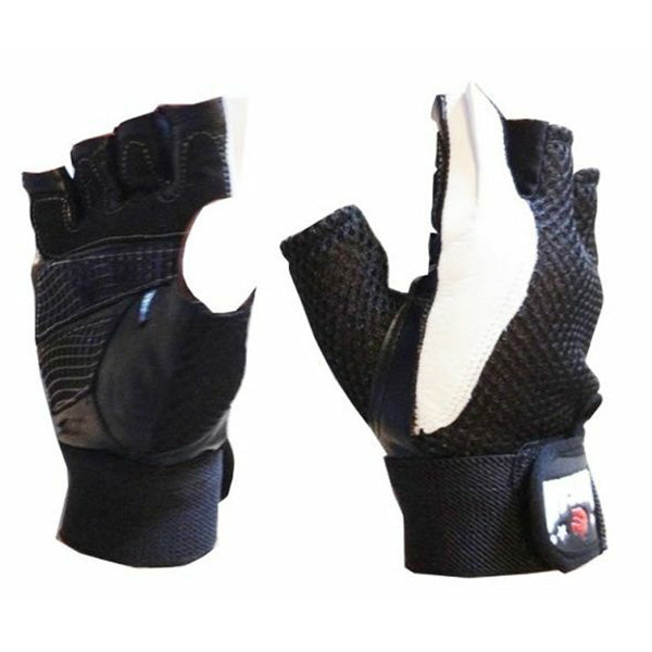 Morgan Leather And Mesh Weight Gloves Large