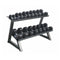 Morgan Rubber Hex Dumbbell Rack