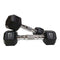 Morgan Rubber Hex Dumbbells Set Of 2