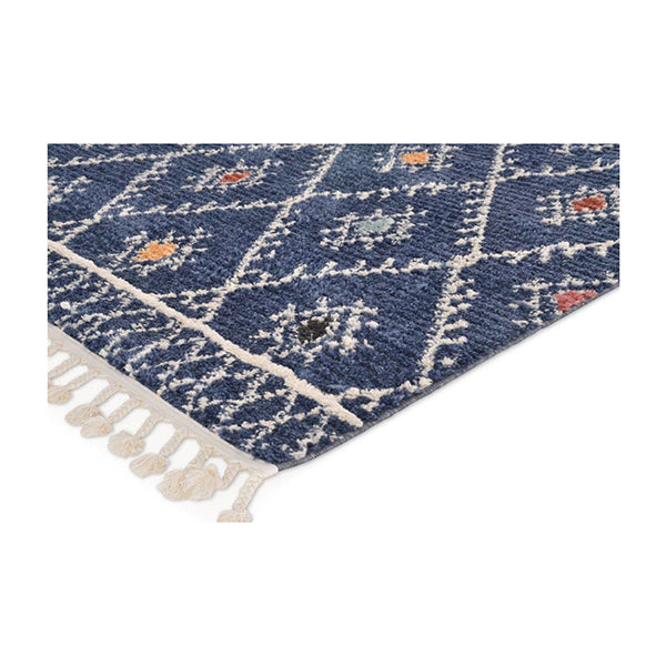 Moroccan Navy Shag Rug 200Cm X 270Cm
