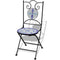 Mosaic Bistro Chair - Blue / White (Set of 2)