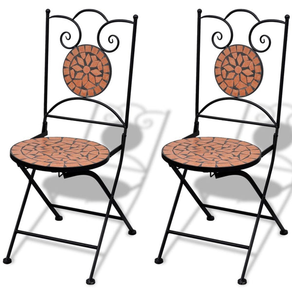 Mosaic Bistro Chair (Terracotta) Set of 2