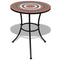 Mosaic Table 60 Cm - Terracotta / White