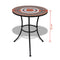 Mosaic Table 60 Cm - Terracotta / White