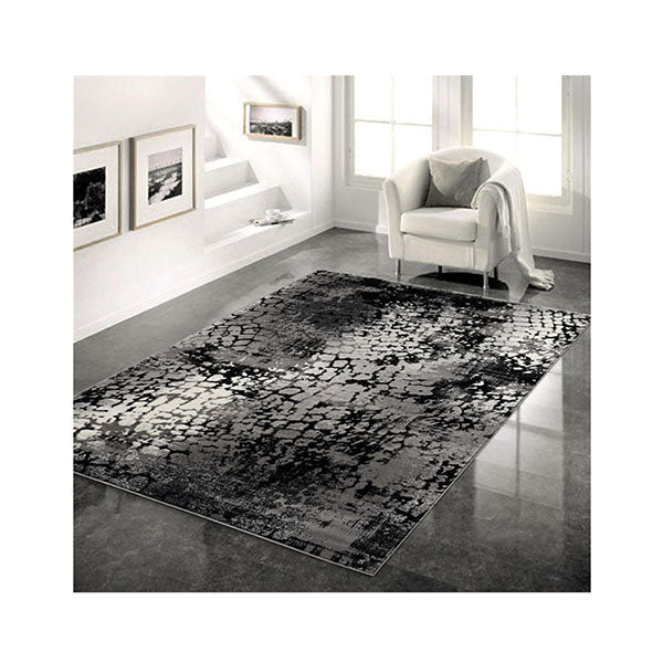 Moth Resistant Boston Grey Hallway Runner Rug