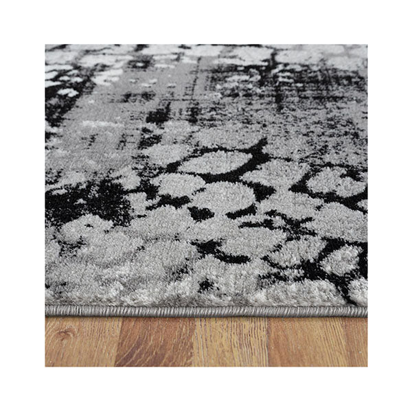 Moth Resistant Boston Grey Hallway Runner Rug