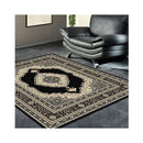 Moth Resistant Ruby Black Rug