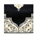 Moth Resistant Ruby Black Rug