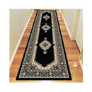 Moth Resistant Ruby Black Rug