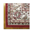 Moth Resistant Ruby Red Rug