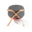 2X Multi Padded Seat Dining Fabric Chair