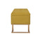 Velvet Bench With Storage Compartment