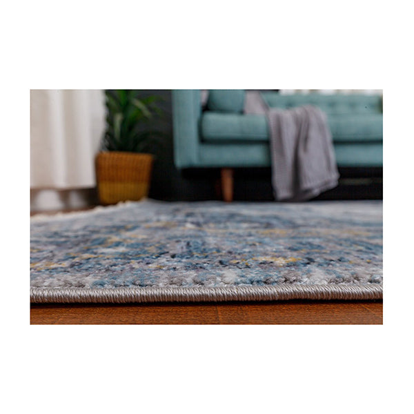 Mystic Silver Polypropylene Rug
