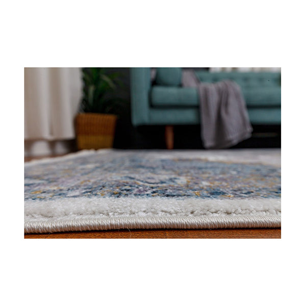 Mystic Silver Tan Polypropylene Rug