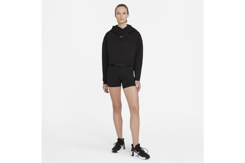 Nike Women's Nike Pro 365 5" Shorts (Black/White, Size L)