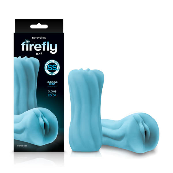 Firefly Yoni - Glow in Dark Blue Vagina Stroker