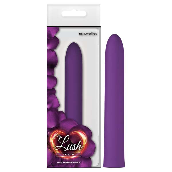 14 Cm Lush Tulip Purple Usb Rechargeable Vibrator