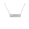 Name Bar Necklace With Cubic Zirconia