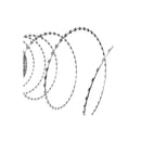 Nato Razor Wires Helical Wire Rolls 2 Pcs Galvanized Steel 60 M