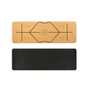 Natural Cork Tpe Yoga Mat Sports Eco Friendly Fitness Gym