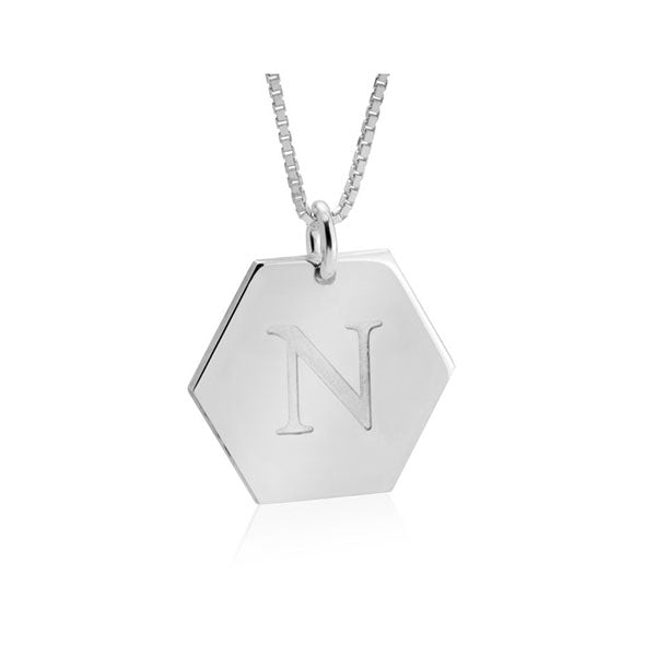 Necklace With Initial Pendant