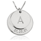 Engraved Initial and Date Necklace