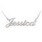 Brushed Name Necklace