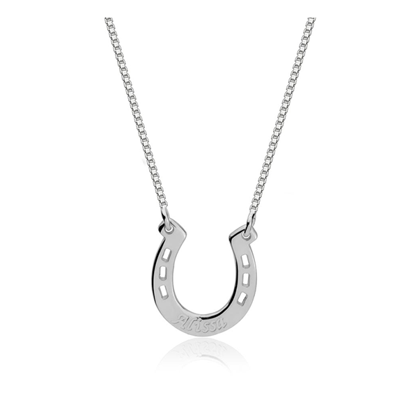 Personalised Horseshoe Necklace