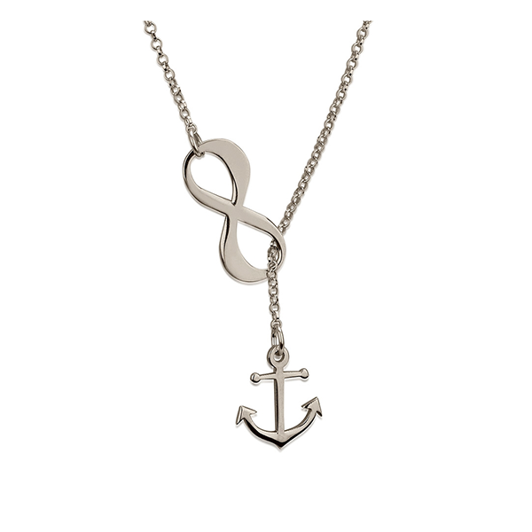 Infinity Anchor Necklace