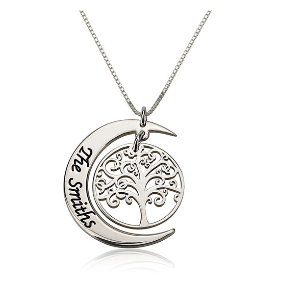 Personalised Necklace Family Tree