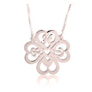 Personalised Four Leaf Clover Necklace