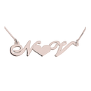Heart Initials Necklace