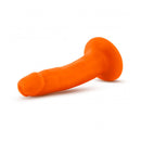 Neo Dual Density Cock Neon 6 Inch Orange