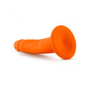 Neo Dual Density Cock Neon 6 Inch Orange