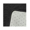 New Designer Shaggy Floor Confetti Rug Black 80X120Cm