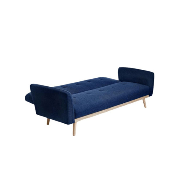 Nicholas 3 Seater Blue Foldable Sofa Bed