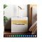 Nightstand Bedside Tables Rgb Led High Gloss