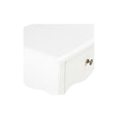 Nightstand White Solid Pine Wood